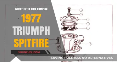 Locating the Fuel Pump on a 1977 Triumph Spitfire