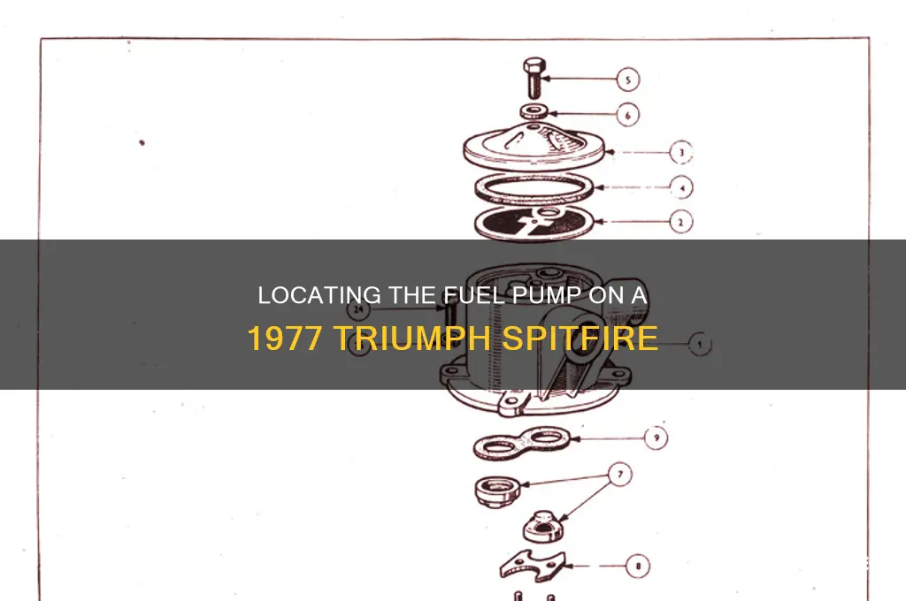 where is the fuel pump on 1977 triumph spitfire