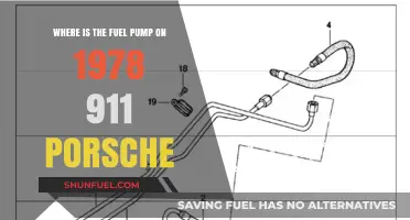 Locating the Fuel Pump on a 1978 Porsche 911: A Guide