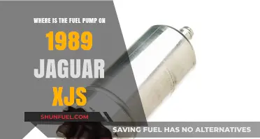 Locating the Fuel Pump on a 1989 Jaguar XJS