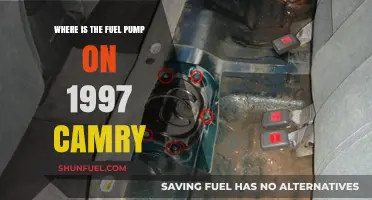 Locating the Fuel Pump in a 1997 Toyota Camry