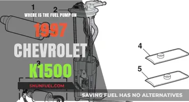 Locating the Fuel Pump on a 1997 Chevrolet K1500