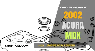 Locating the Fuel Pump on a 2002 Acura MDX: A Guide