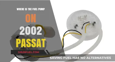 Locating the Fuel Pump in a 2002 Volkswagen Passat