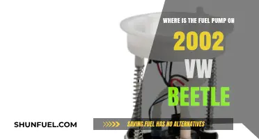Locating the Fuel Pump in a 2002 VW Beetle: A Guide