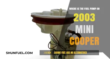 Locating the Fuel Pump in a 2003 Mini Cooper: A Guide