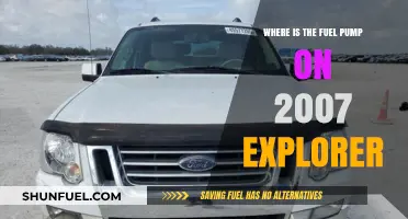 Locating the Fuel Pump on a 2007 Ford Explorer: A Guide