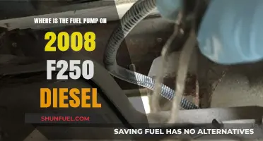 Locating the Fuel Pump in a 2008 F250 Diesel