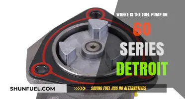 Locating the Fuel Pump on a Detroit 60 Series Engine
