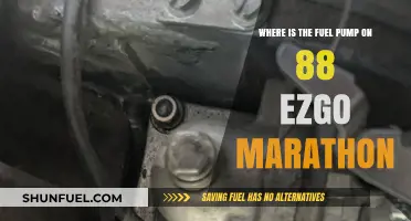 Locate the Fuel Pump on Your 1988 EZGO Marathon Golf Cart