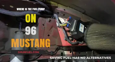 Locating the Fuel Pump in a 1996 Ford Mustang: A Guide