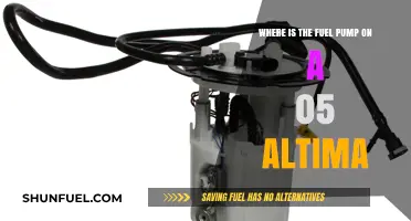 Locating the Fuel Pump on a 2005 Nissan Altima