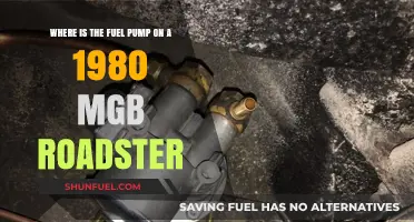 Locating the Fuel Pump on a 1980 MGB Roadster: A Guide