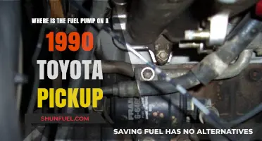 Locating the Fuel Pump on a 1990 Toyota Pickup: A Guide