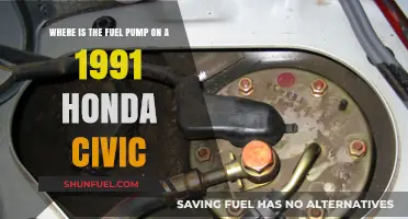 Locating the Fuel Pump in a 1991 Honda Civic: A Guide