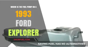 Locating the Fuel Pump on a 1993 Ford Explorer: A Guide