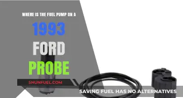 Locating the Fuel Pump on a 1993 Ford Probe: A Guide