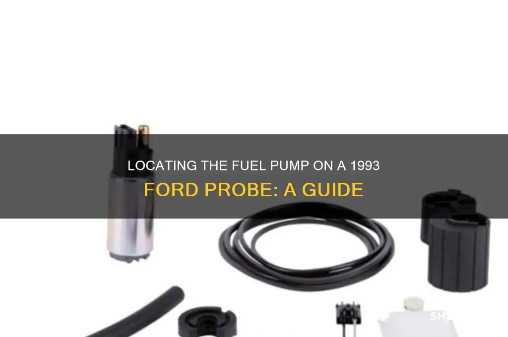 where is the fuel pump on a 1993 ford probe