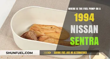Locating the Fuel Pump in a 1994 Nissan Sentra: A Guide