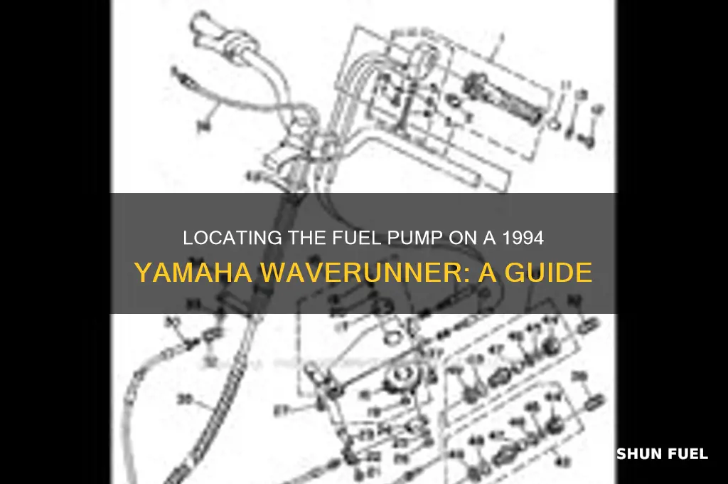 where is the fuel pump on a 1994 yamaha waverunner