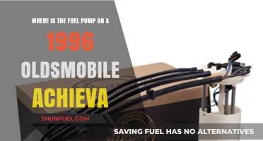 Locating the Fuel Pump on a 1996 Oldsmobile Achieva