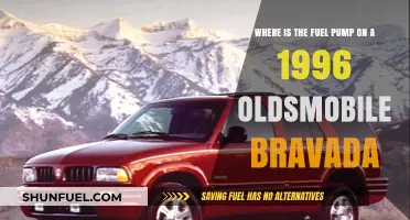 Locating the Fuel Pump on a 1996 Oldsmobile Bravada