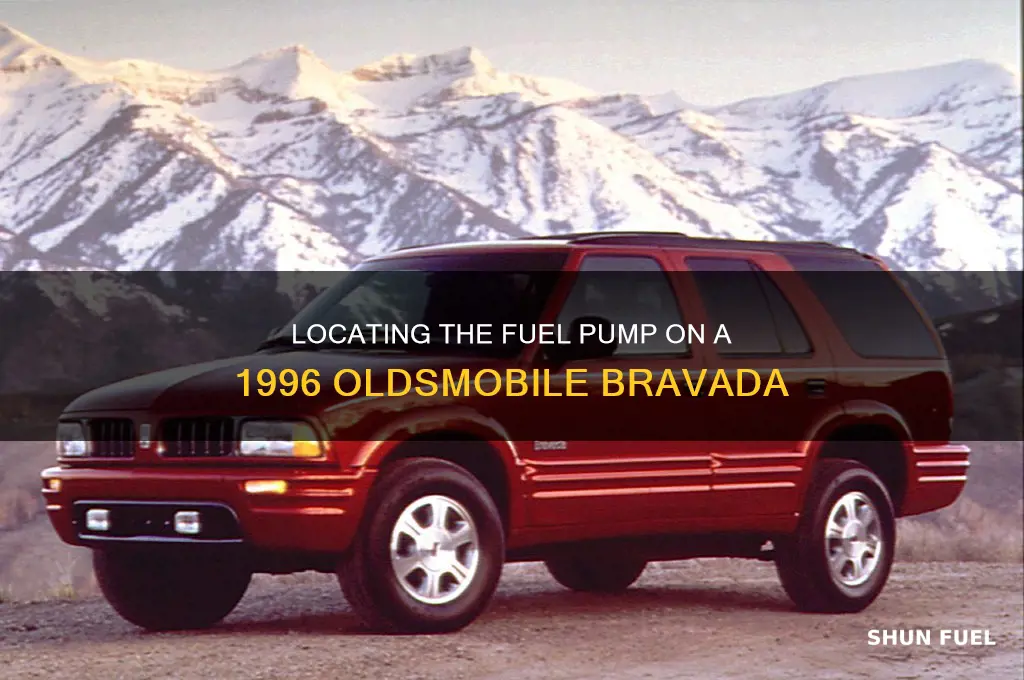 where is the fuel pump on a 1996 oldsmobile bravada