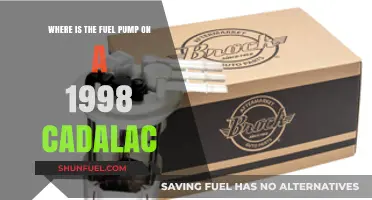Locating the Fuel Pump on a 1998 Cadillac: A Quick Guide