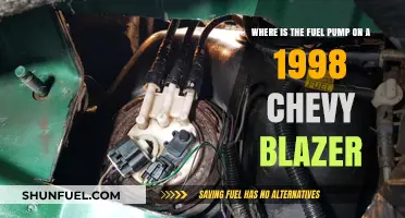 Locating the Fuel Pump on a 1998 Chevy Blazer: A Guide