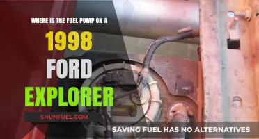 Locating the Fuel Pump in a 1998 Ford Explorer: A Guide