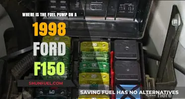 Locating the Fuel Pump on a 1998 Ford F150: A Guide