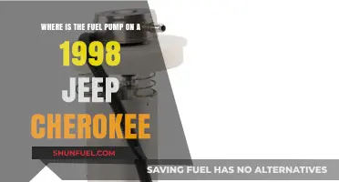 Locating the Fuel Pump on a 1998 Jeep Cherokee: A Guide