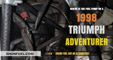 Locating the Fuel Pump on a 1998 Triumph Adventurer