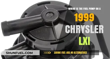 Locating the Fuel Pump on a 1999 Chrysler LXi: A Guide