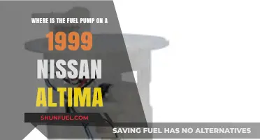 Locating the Fuel Pump on a 1999 Nissan Altima: A Guide