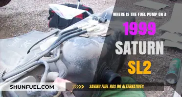 Locating the Fuel Pump on a 1999 Saturn SL2: A Guide