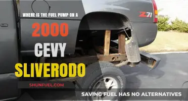 Locating the Fuel Pump on a 2000 Chevy Silverado: A Guide