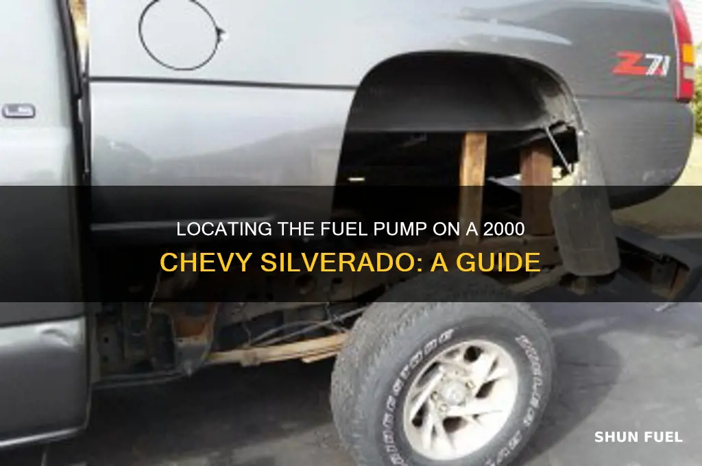 where is the fuel pump on a 2000 cevy sliverodo