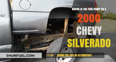 Locating the Fuel Pump on a 2000 Chevy Silverado
