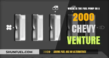 Locating the Fuel Pump on a 2000 Chevy Venture: A Guide