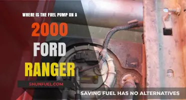 Locating the Fuel Pump on a 2000 Ford Ranger: A Guide