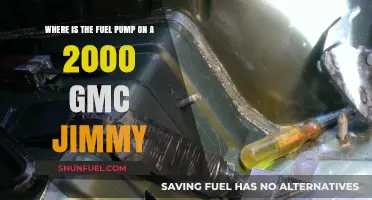 Locating the Fuel Pump on a 2000 GMC Jimmy: A Guide