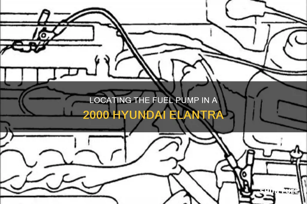 where is the fuel pump on a 2000 hyundai elantra