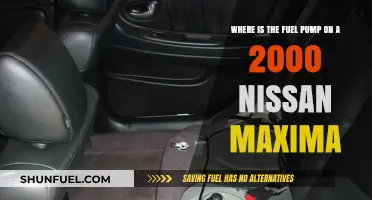 Locating the Fuel Pump in a 2000 Nissan Maxima: A Guide