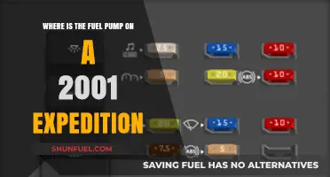 Locating the Fuel Pump on a 2001 Ford Expedition