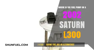 Locating the Fuel Pump on a 2002 Saturn L300: A Guide