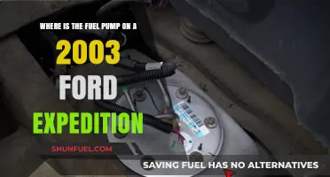 Locating the Fuel Pump on a 2003 Ford Expedition: A Guide