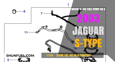 Locating the Fuel Pump in a 2003 Jaguar S-Type