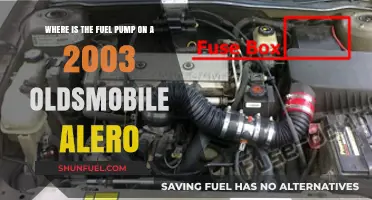 Locating the Fuel Pump on a 2003 Oldsmobile Alero: A Guide