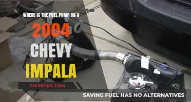 Locating the Fuel Pump on a 2004 Chevy Impala: A Guide